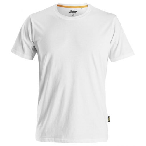 Camiseta de algodón orgánico AllroundWork Blanca talla L