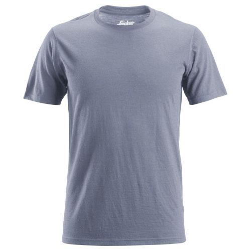 Camiseta de manga corta de lana AllroundWork 2527  Azul jaspeado