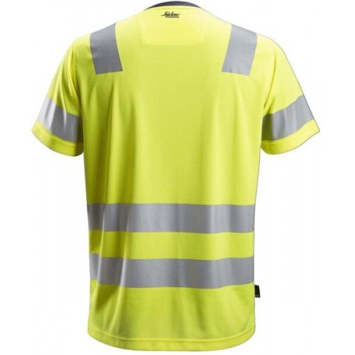 2530 Camiseta de manga corta de alta visibilidad clase 2 amarillo