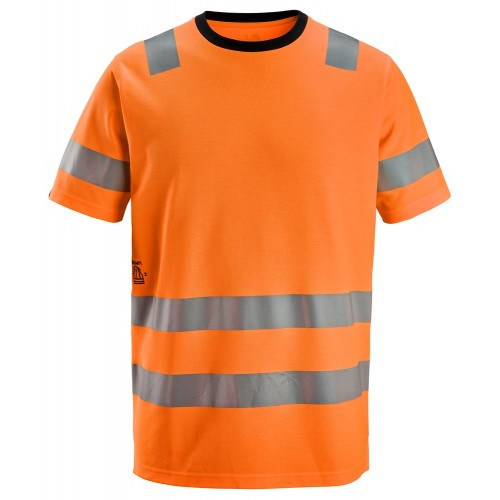 2536 Camiseta de manga corta de alta visibilidad clase 2 naranja talla XXL