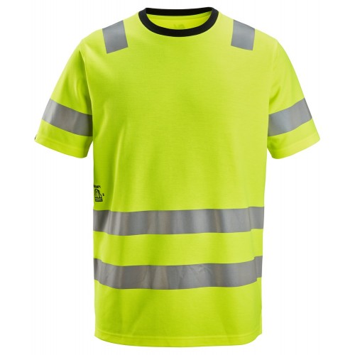 2536 Camiseta de manga corta de alta visibilidad clase 2 amarillo