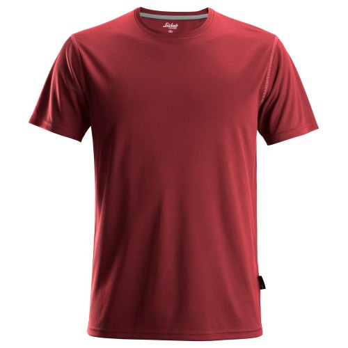 2558 Camiseta de manga corta AllroundWork rojo talla M