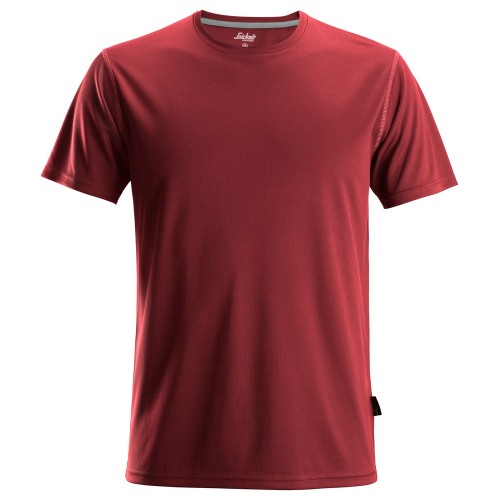 2558 Camiseta de manga corta AllroundWork rojo talla XL