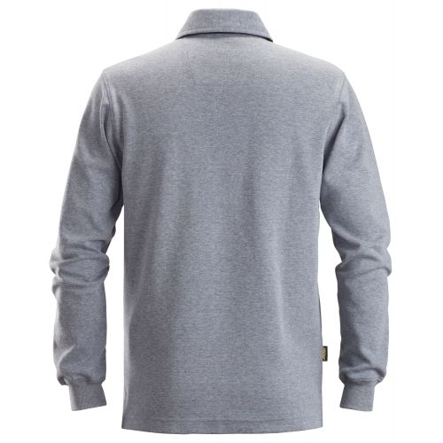 2612 Polo manga larga de rugby AllroundWork Gris