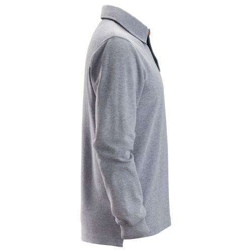 2612 Polo manga larga de rugby AllroundWork Gris