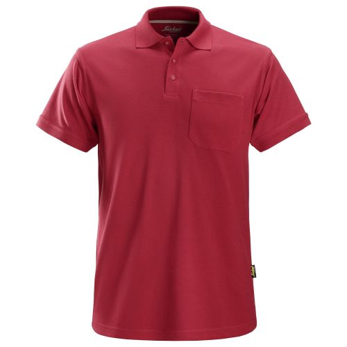 2708 Polo rojo intenso talla L