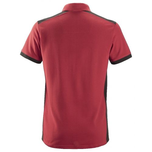 2715 Polo AllroundWork Rojo intenso / Negro