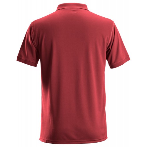 2721 Polo de manga corta AllroundWork rojo