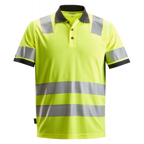 2730 Polo de manga corta alta visibilidad clase 2 amarillo talla XS