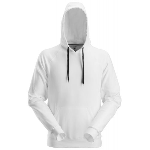 2800 Sudadera clasica con capucha blanco talla M