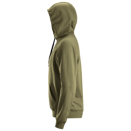 2800 Sudadera clásica con capucha verde kaki