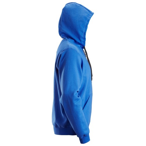 2801 Sudadera clásica con capucha y cremallera completa azul verdadero