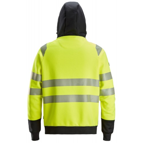 2839 Sudadera alta visibilidad clase 2 con capucha y cremallera completa amarillo-negro