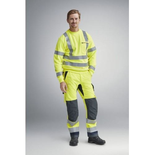 2863 Sudadera ProtecWork alta visibilidad clase 3 amarillo
