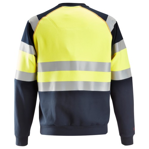 2869 Sudadera ProtecWork alta visibilidad clase 1 azul marino-amarillo