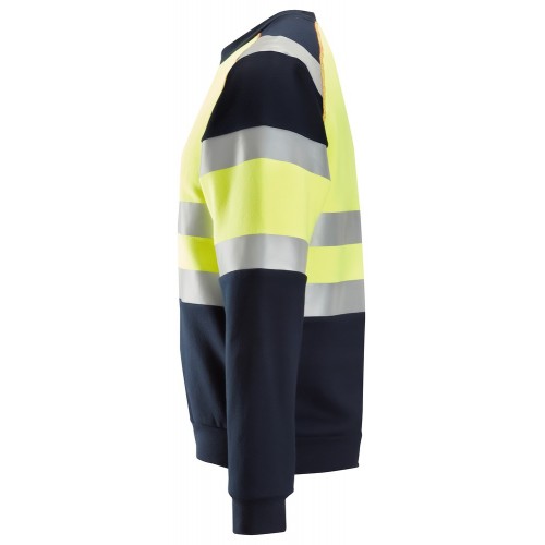 2869 Sudadera ProtecWork alta visibilidad clase 1 azul marino-amarillo