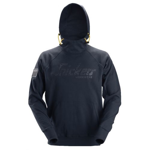 Sudadera Logo 3D con Capucha azul marino T.M