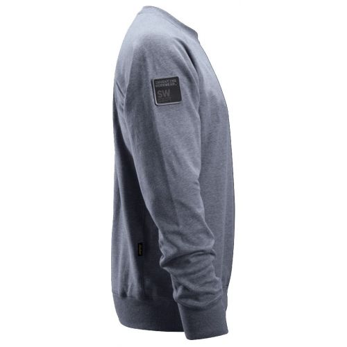 2882 Sudadera con logo 3D azul oscuro melange