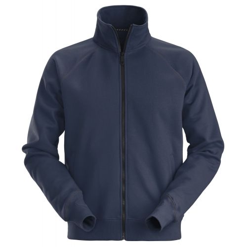 Chaqueta sudadera con cremallera completa Azul marino talla XS