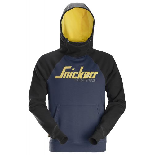 2889 Sudadera con capucha y logotipo Azul...