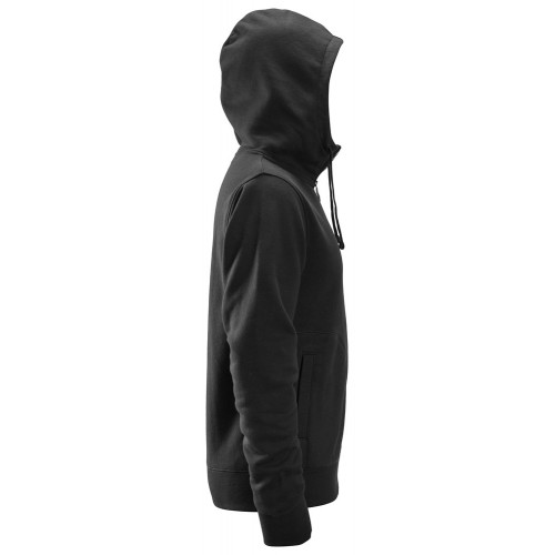 2890 Sudadera con capucha y cremallera completa AllroundWork negro