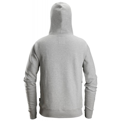 2890 Sudadera con capucha y cremallera completa AllroundWork gris jaspeado