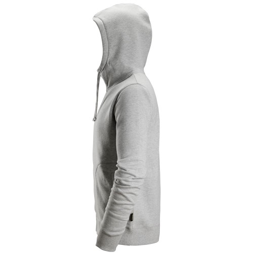 2890 Sudadera con capucha y cremallera completa AllroundWork gris jaspeado