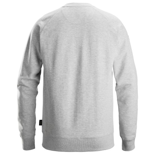 2892 Sudadera con logo gris jaspeado