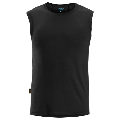 2911 Camiseta sin mangas LiteWork negro talla M