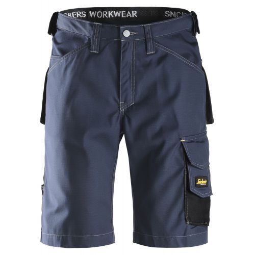 3123 Pantalones cortos de trabajo Rip-Stop azul marino/ negro