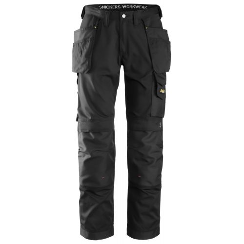 Pantalones largos de trabajo CoolTwill bolsillos flotantes 3211 Negro