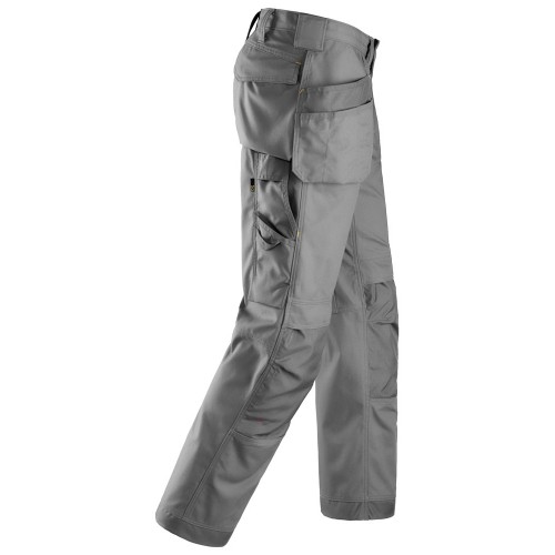 3214 Pantalones largos de trabajo Canvas+ bolsillos flotantes Gris