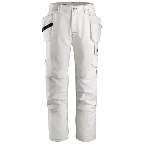 3275 Pantalón Pintor con bolsillos flotantes blanco talla 92