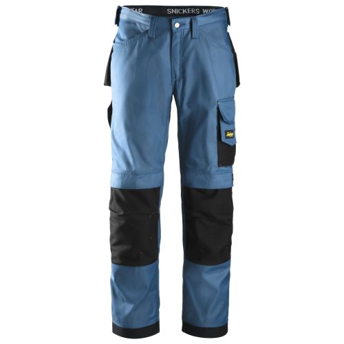 Pantalones largos de trabajo DuraTwill 3312 Azul oceano / Negro