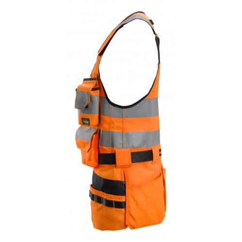 4230 Chaleco portaherramientas de alta visibilidad clase 1 AllroundWork naranja-negro