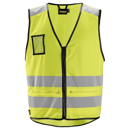 4310 Chaleco de alta visibilidad clase 2 AllroundWork amarillo talla L/XL