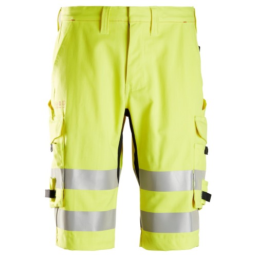 6160 Pantalones cortos de trabajo de alta visibilidad clase 1 ProtecWork amarillo