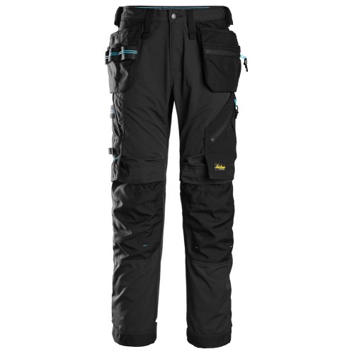 6210 Pantalones largos de trabajo con bolsillos flotantes LiteWork 37.5® negro
