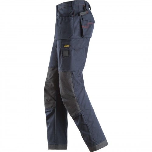 6286 Pantalones largos de trabajo con bolsillos flotantes ProtecWork azul marino