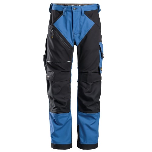 6314 Pantalones largos de trabajo Canvas+ RuffWork Azul verdadero/Negro