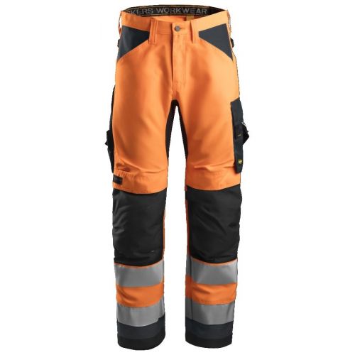 Pantalón AW+ Alta Vis. CL2 naranja-gris acero T.62