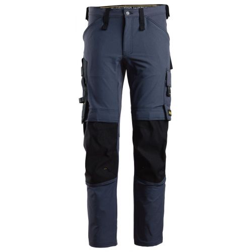 Pantalon elastico AllroundWork azul marino-negro talla 192