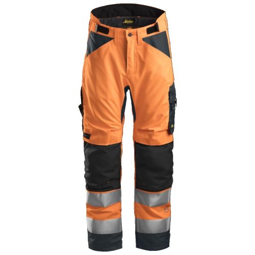 Pantalón AW+ 37.5®Aislado Alta Vis. CL2 naranja-gris acero T.M corta