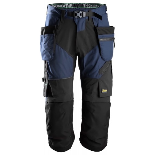 Pantalón pirata FlexiWork+  6905 azul marino T.88