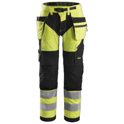 Pantalón Bols.Flotalla FW+ Alta Vis. CL2 amarillo-negro talla 92