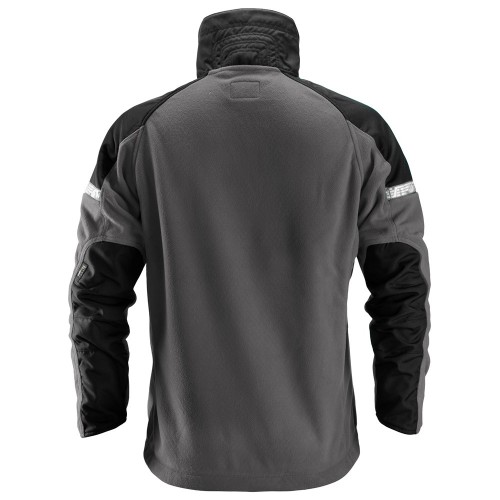 8005 Chaqueta polar cortavientos AllroundWork gris acero/ negro