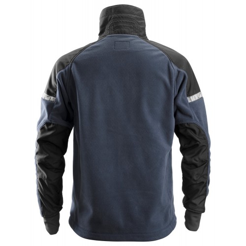 8005 Chaqueta polar cortavientos AllroundWork azul marino/ negro