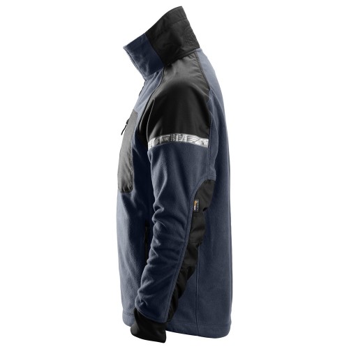 8005 Chaqueta polar cortavientos AllroundWork azul marino/ negro