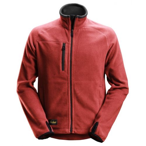 Chaqueta fleece Polartec AllroundWork rojo-negro talla L