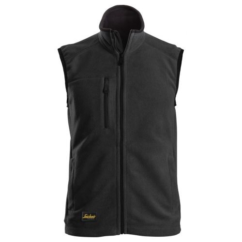 Chaleco fleece Polartec® negro talla XL